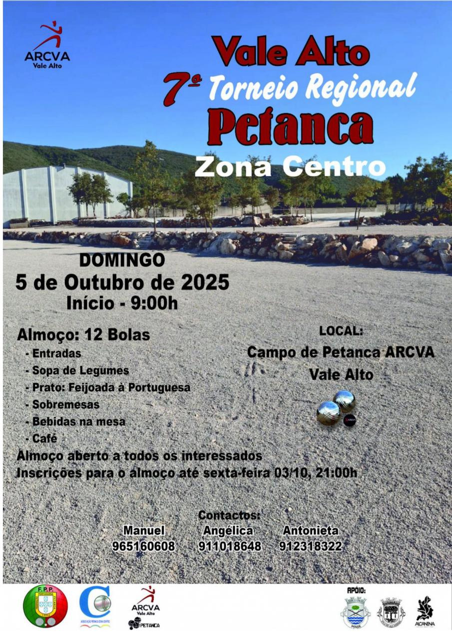 Torneio da Petanca - Vale Alto