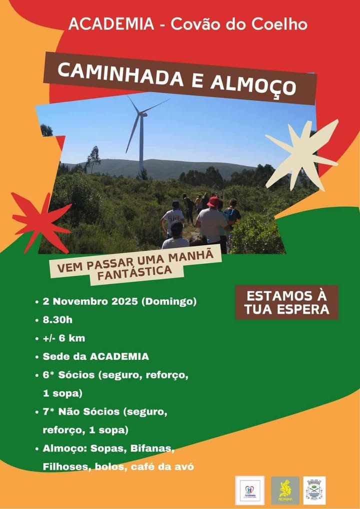 Academia, Cov&atilde;o do Coelho - Caminhada e almo&ccedil;o